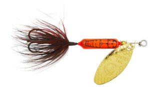 Yakima Bait Wordens Original Rooster Tail Spinner Lure, Crawdad, 1/8-Ounce